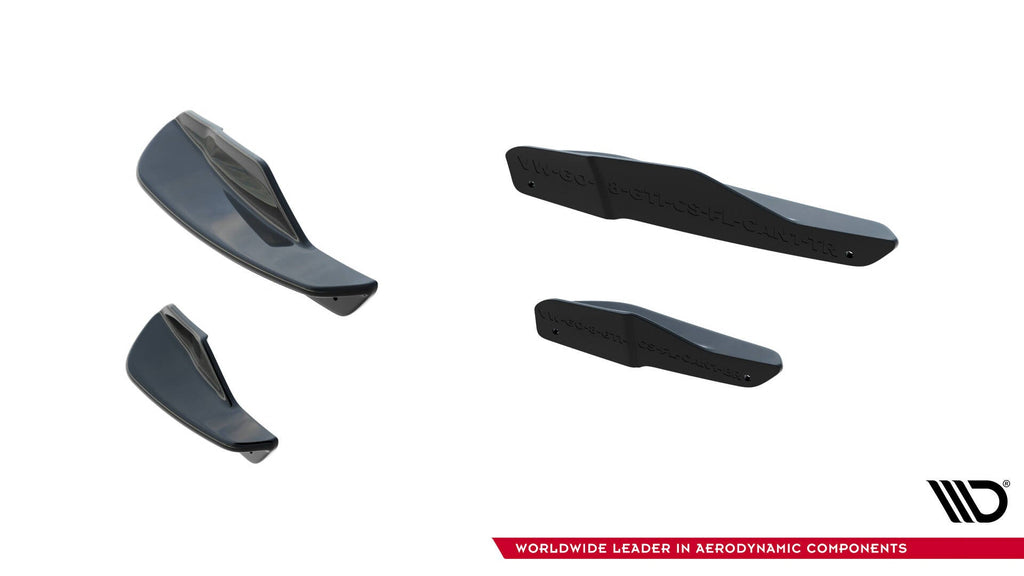 Maxton Design Paragolpes delantero Wings (Canards) para Volkswagen Golf GTI Clubsport Mk8 Facelift - imagen 8