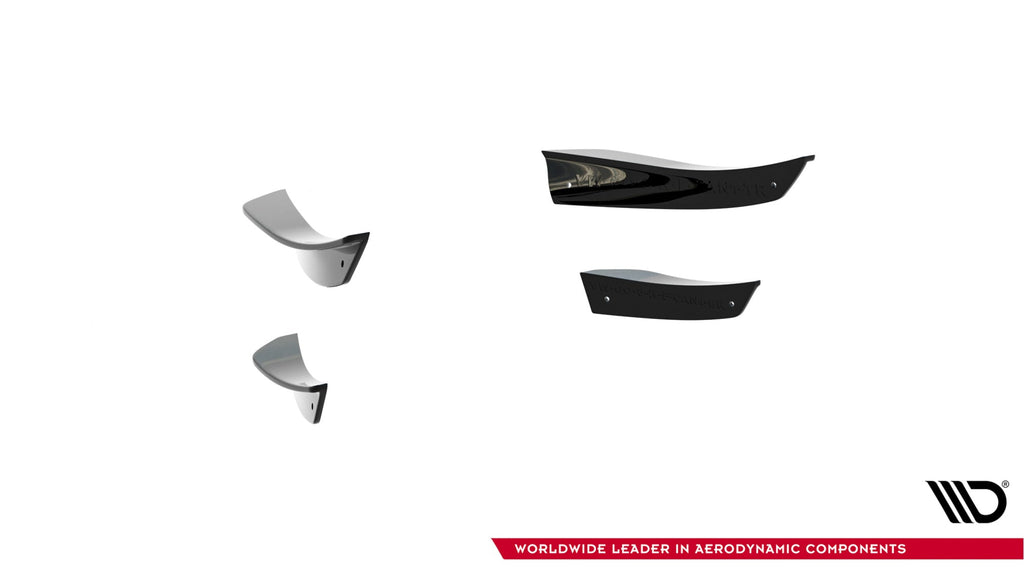 Maxton Design Paragolpes delantero Wings (Canards) para Volkswagen Golf R Hatchback / Variant Mk8 Facelift - imagen 6