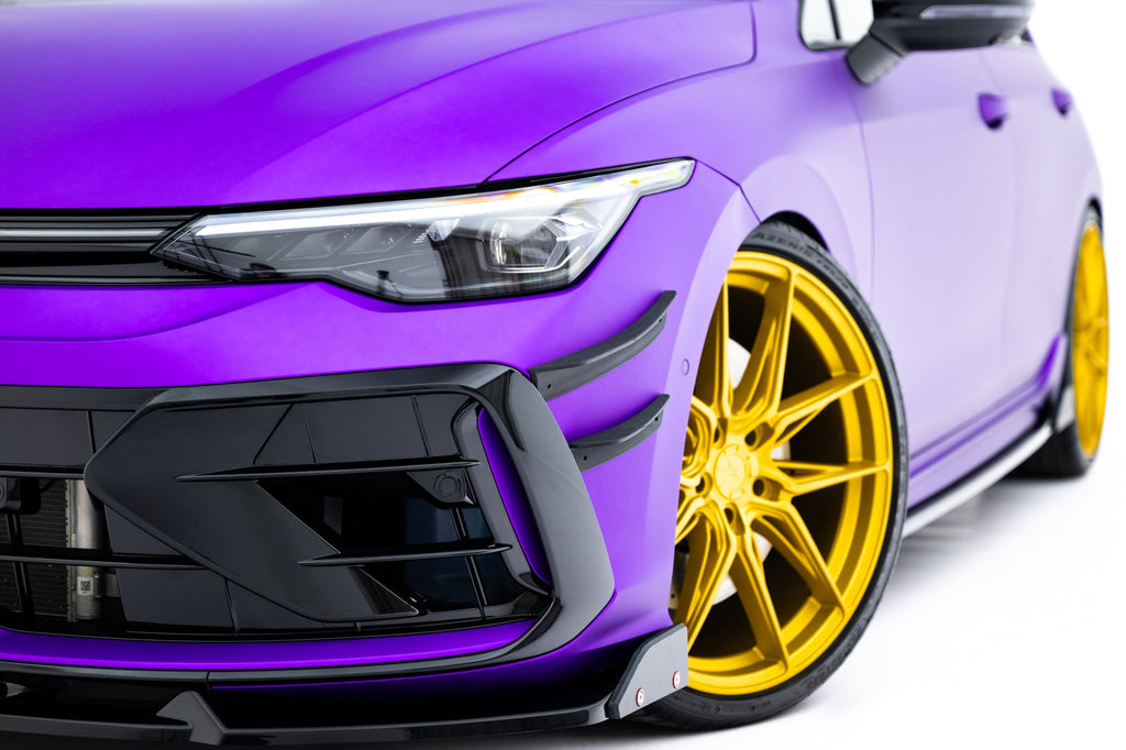 Maxton Design Paragolpes delantero Wings (Canards) para Volkswagen Golf R Hatchback / Variant Mk8 Facelift - imagen 1