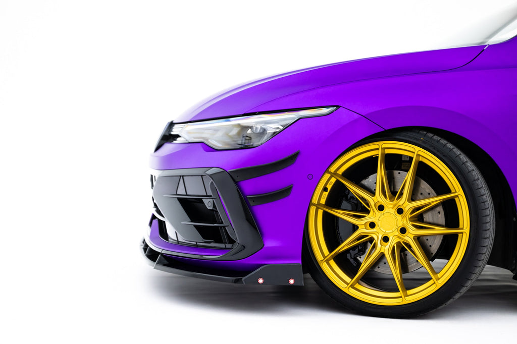 Maxton Design Paragolpes delantero Wings (Canards) para Volkswagen Golf R Hatchback / Variant Mk8 Facelift - imagen 4