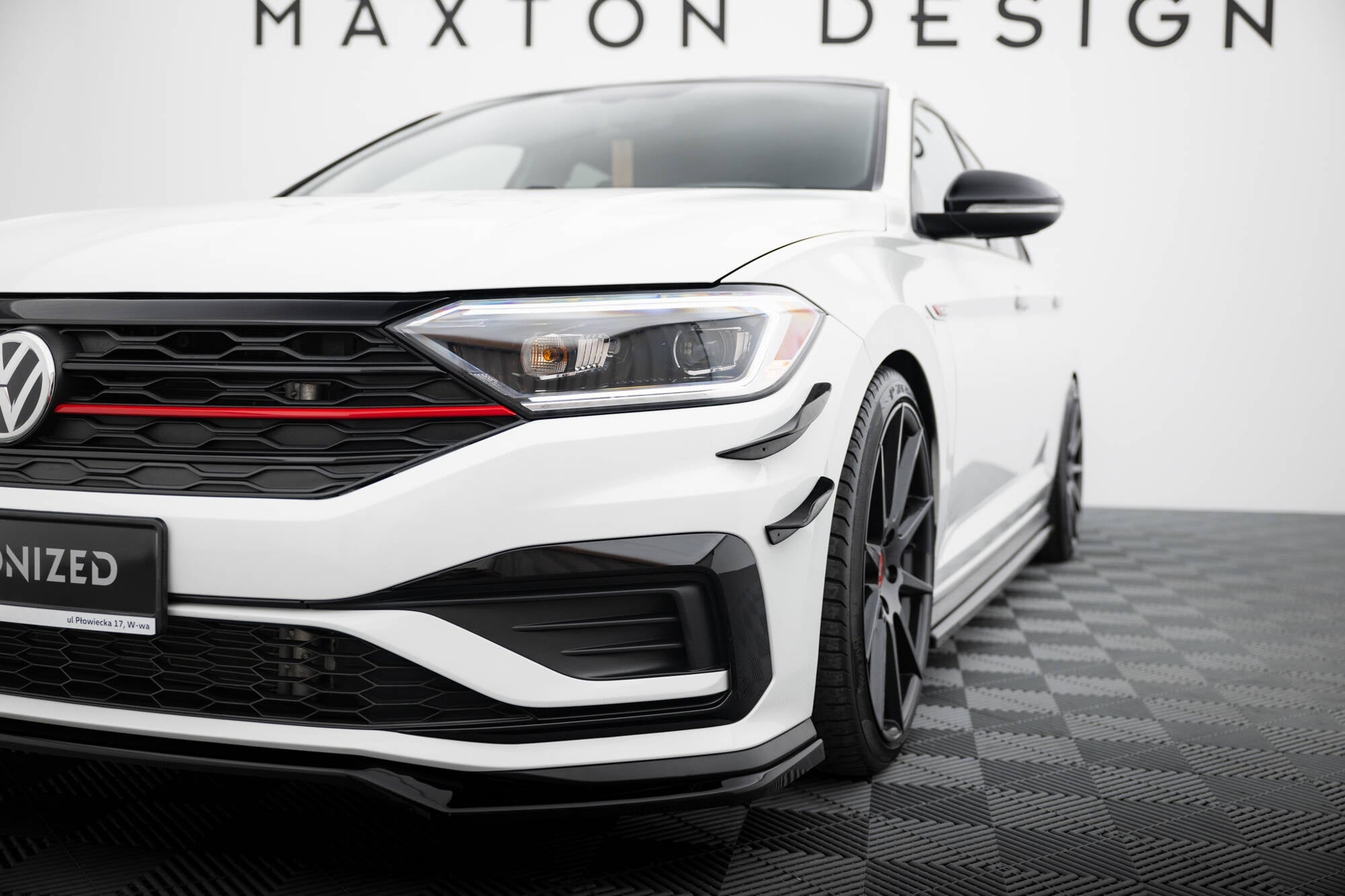 Maxton Design Paragolpes delantero Wings (Canards) para Volkswagen Jetta GLI Mk7 - imagen 4