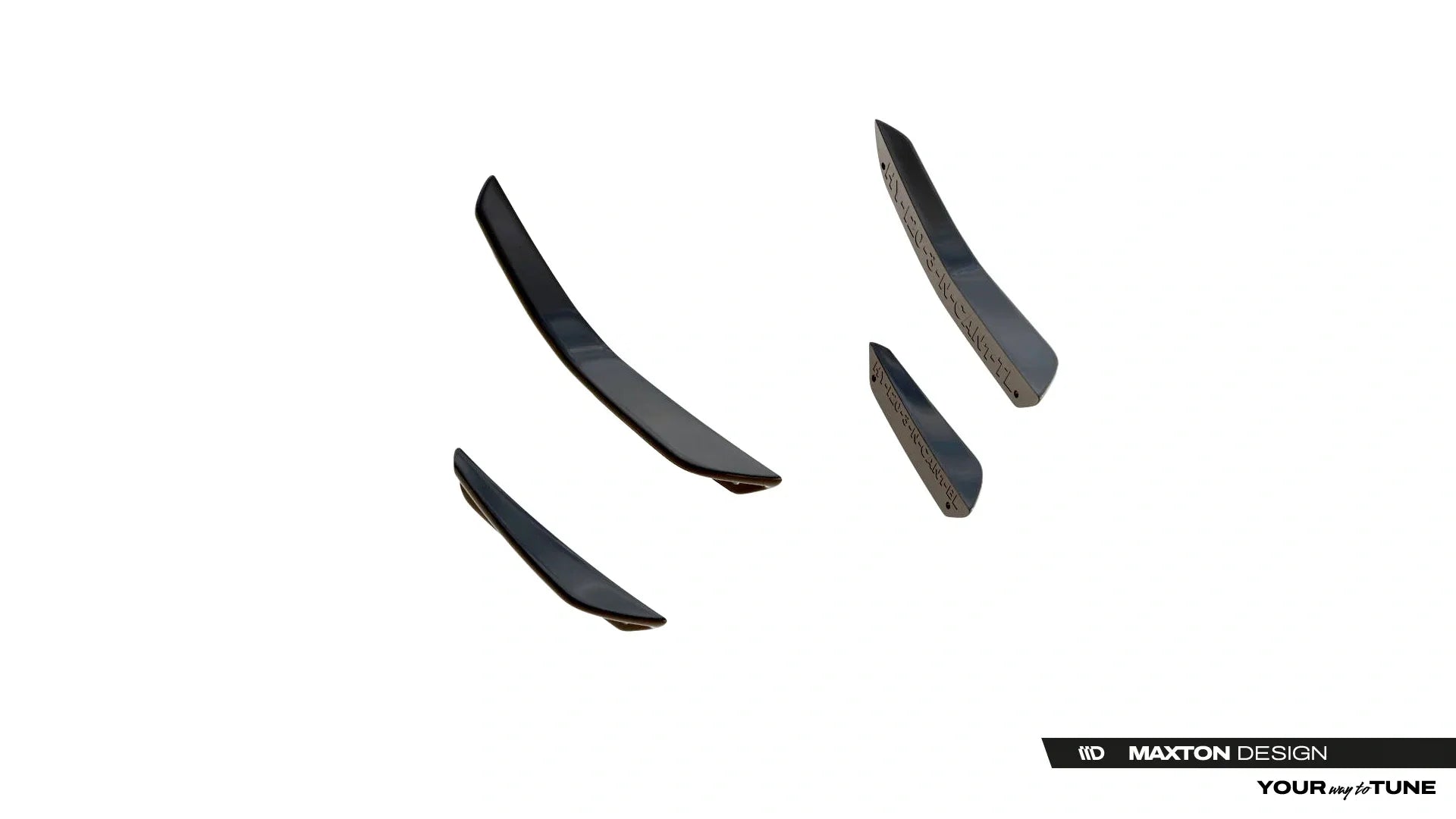 Maxton Design Paragolpes delantero Wings (Canards) para Volkswagen Jetta GLI Mk7 Facelift 2 - imagen 6