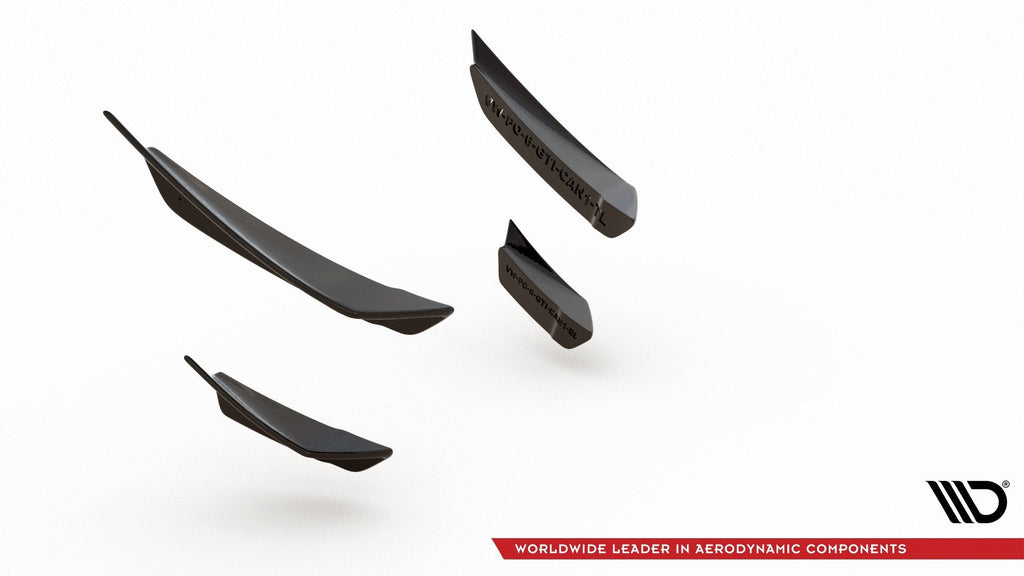 Maxton Design Paragolpes delantero Wings (Canards) para Volkswagen Polo GTI Mk6 - imagen 5