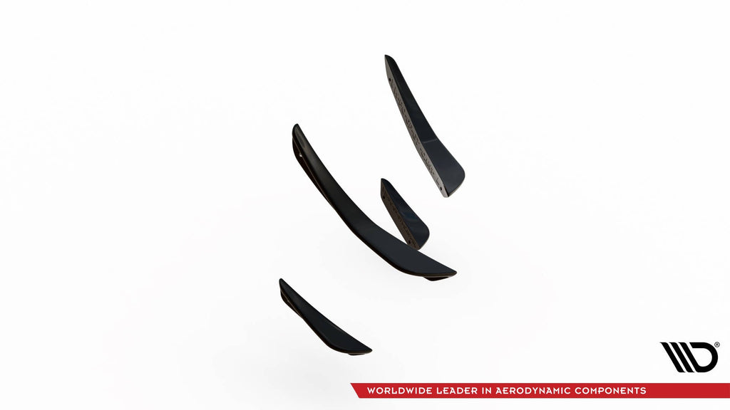 Maxton Design Paragolpes delantero Wings (Canards) para Volkswagen Polo GTI Mk6 Facelift - imagen 5