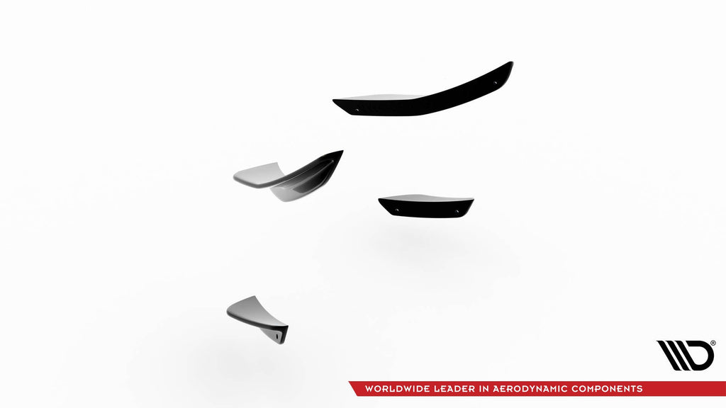 Maxton Design Paragolpes delantero Wings (Canards) para Volkswagen Polo GTI Mk6 Facelift - imagen 6