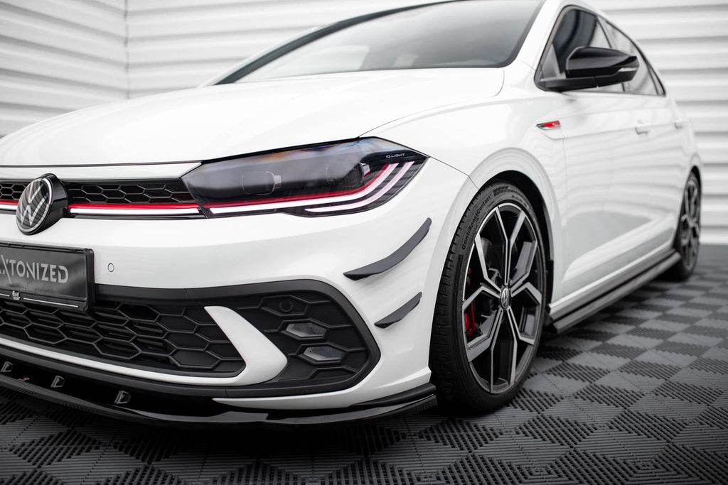 Maxton Design Paragolpes delantero Wings (Canards) para Volkswagen Polo GTI Mk6 Facelift - imagen 1
