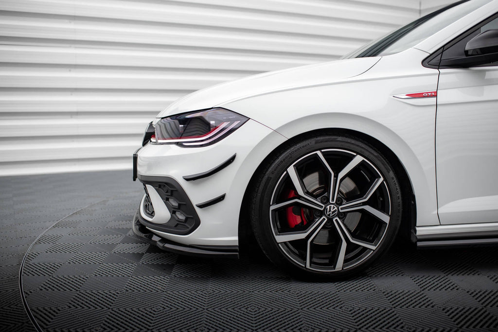 Maxton Design Paragolpes delantero Wings (Canards) para Volkswagen Polo GTI Mk6 Facelift - imagen 4