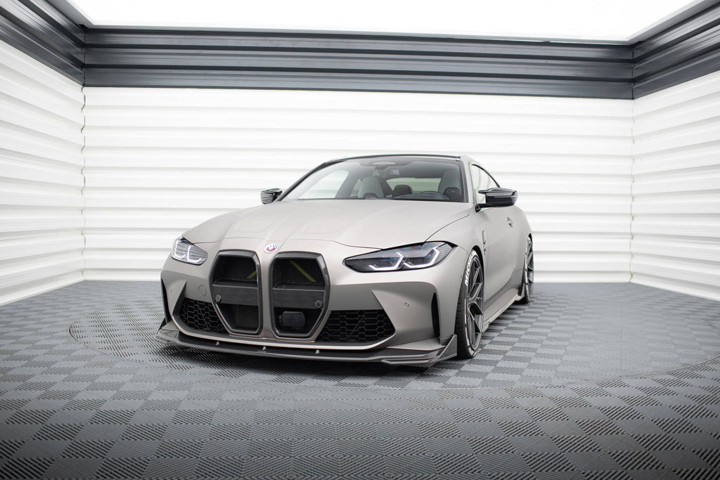 Maxton Design Prepreg Carbon Front Flaps para BMW M4 G82 / G82 Facelift - imagen 2
