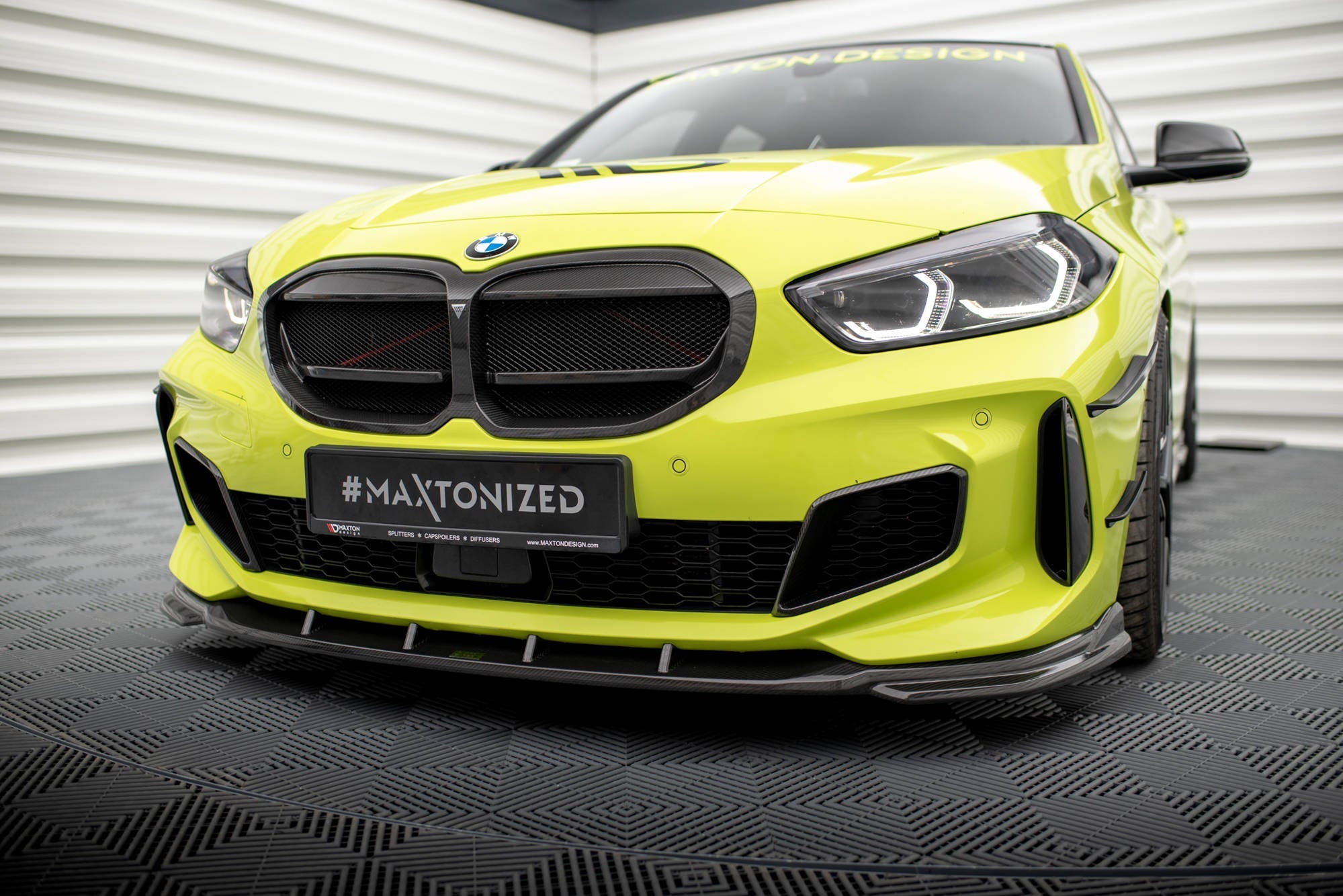 Maxton Design Prepreg Carbon Fiber Front Grill para BMW 1 M-Pack/ M135i / 128ti F40 - imagen 7