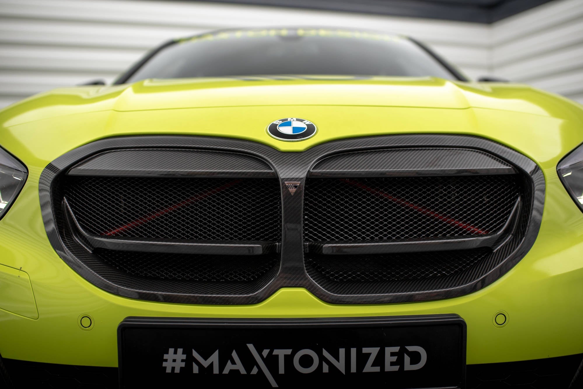 Maxton Design Prepreg Carbon Fiber Front Grill para BMW 1 M-Pack/ M135i / 128ti F40 - imagen 1
