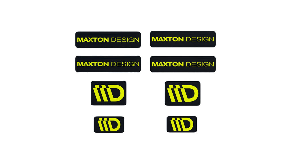 Maxton Design Black and Red 3D Sticker Set Maxton Design - imagen 4