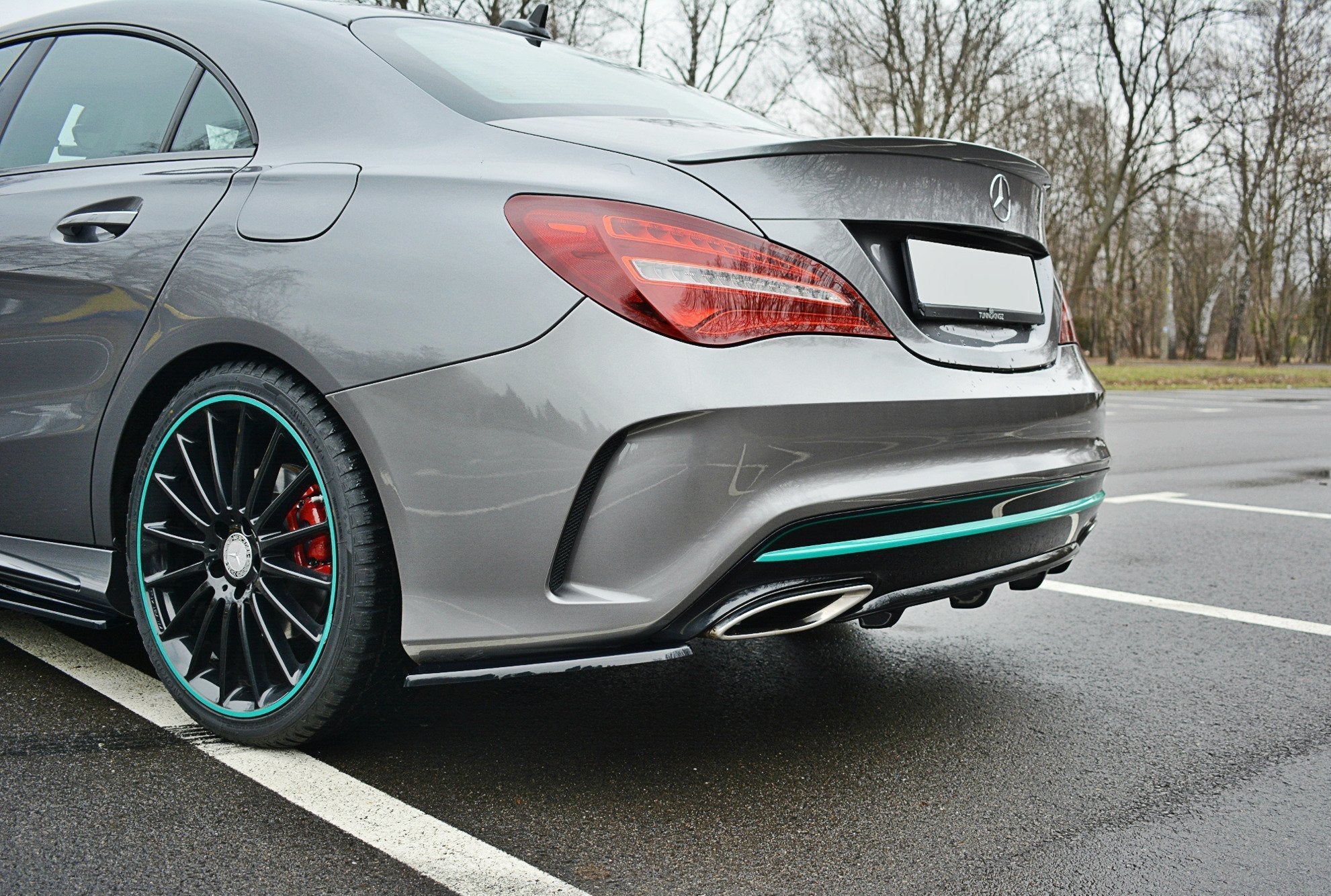 Maxton Design Difusor trasero para Mercedes-Benz CLA C117 AMG-LINE Facelift - imagen 3