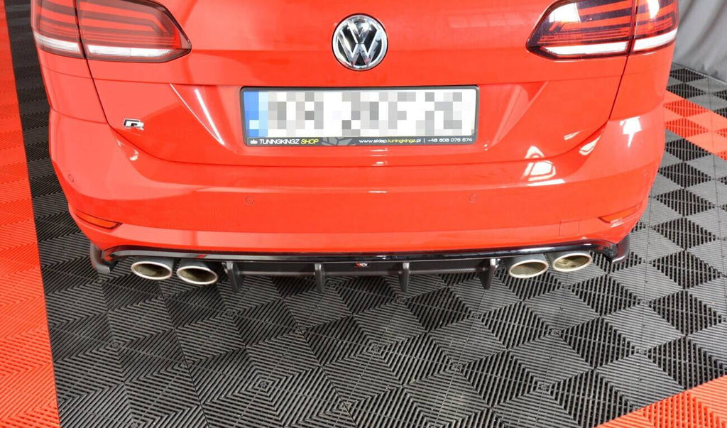 Maxton Design Difusor trasero para Volkswagen Golf R Variant Mk7 Facelift - imagen 1