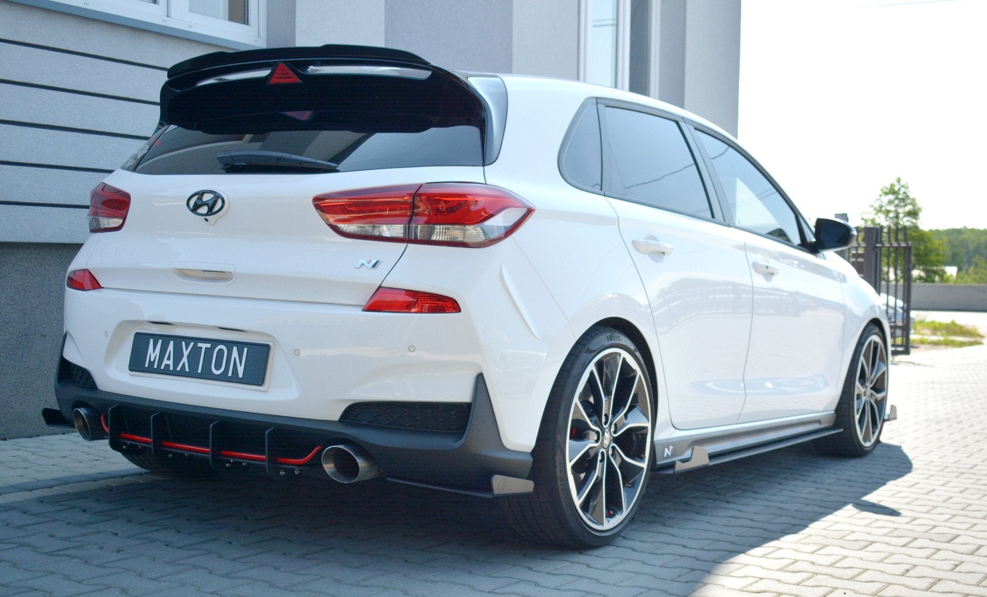 Maxton Design Racing Side Skirts Diffusers para Hyundai I30 Mk3 N - imagen 1