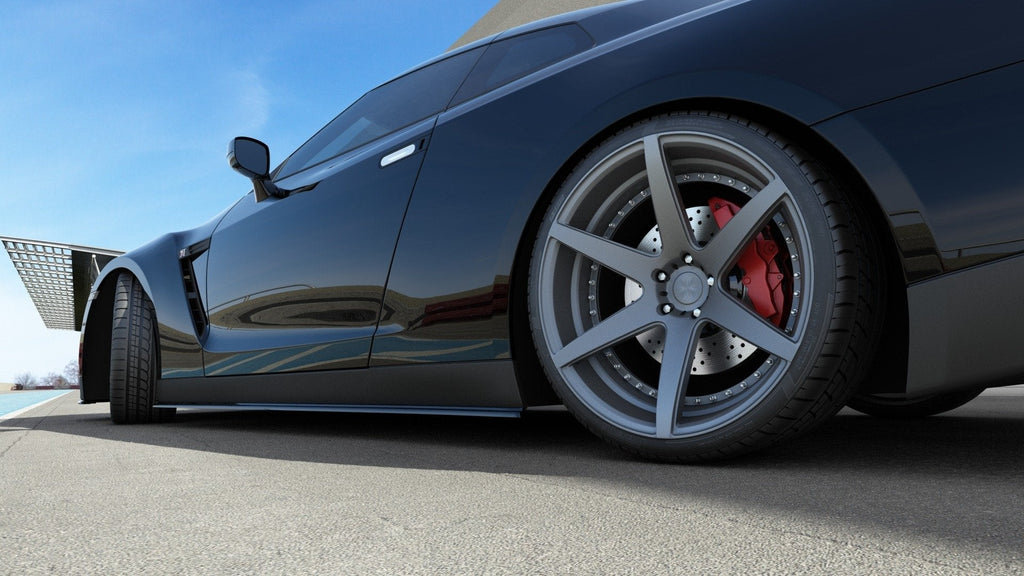 Maxton Design Difusores de taloneras laterales para Nissan GT-R Coupe (R35-SERIES) - imagen 2