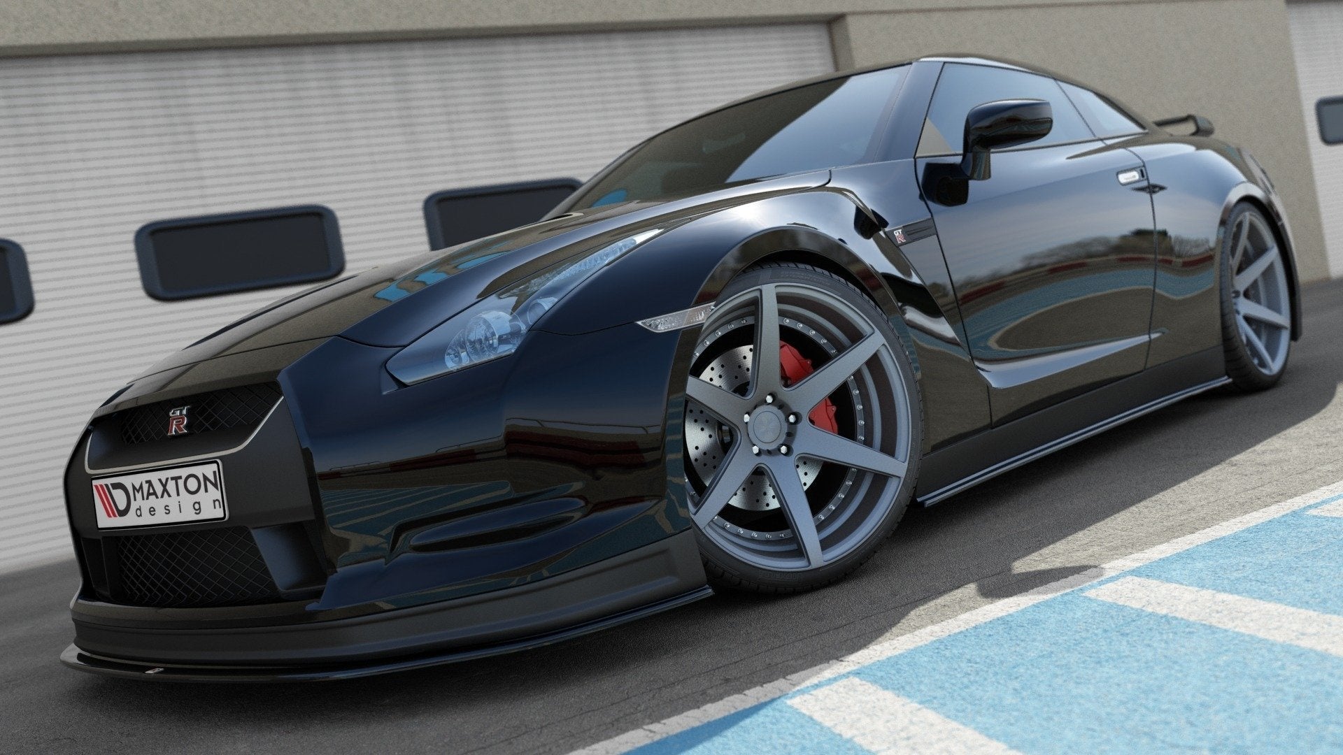 Maxton Design Difusores de taloneras laterales para Nissan GT-R Coupe (R35-SERIES) - imagen 3