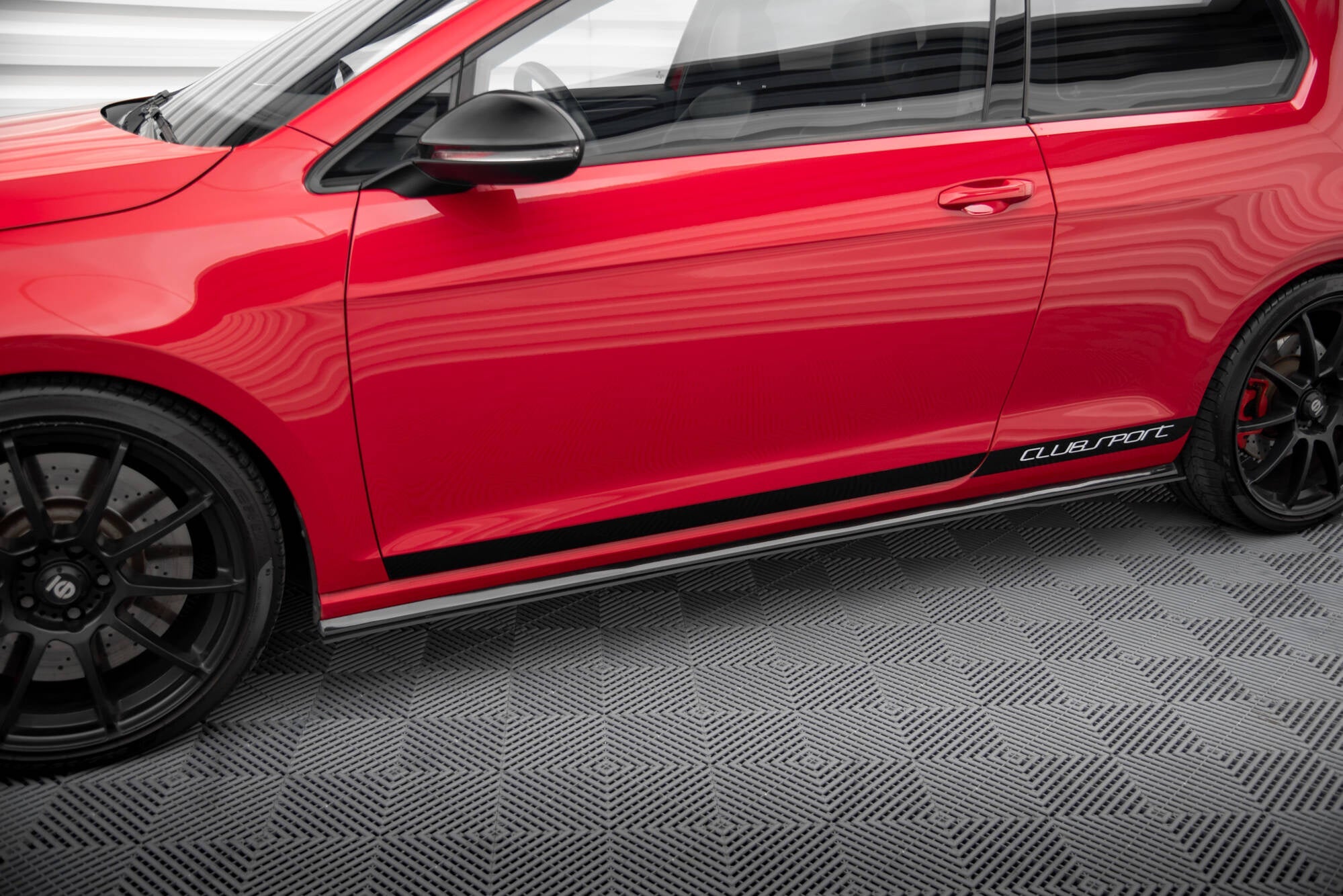 Maxton Design Racing Side Skirts Diffusers para Volkswagen Golf Mk7 GTI Clubsport - imagen 2