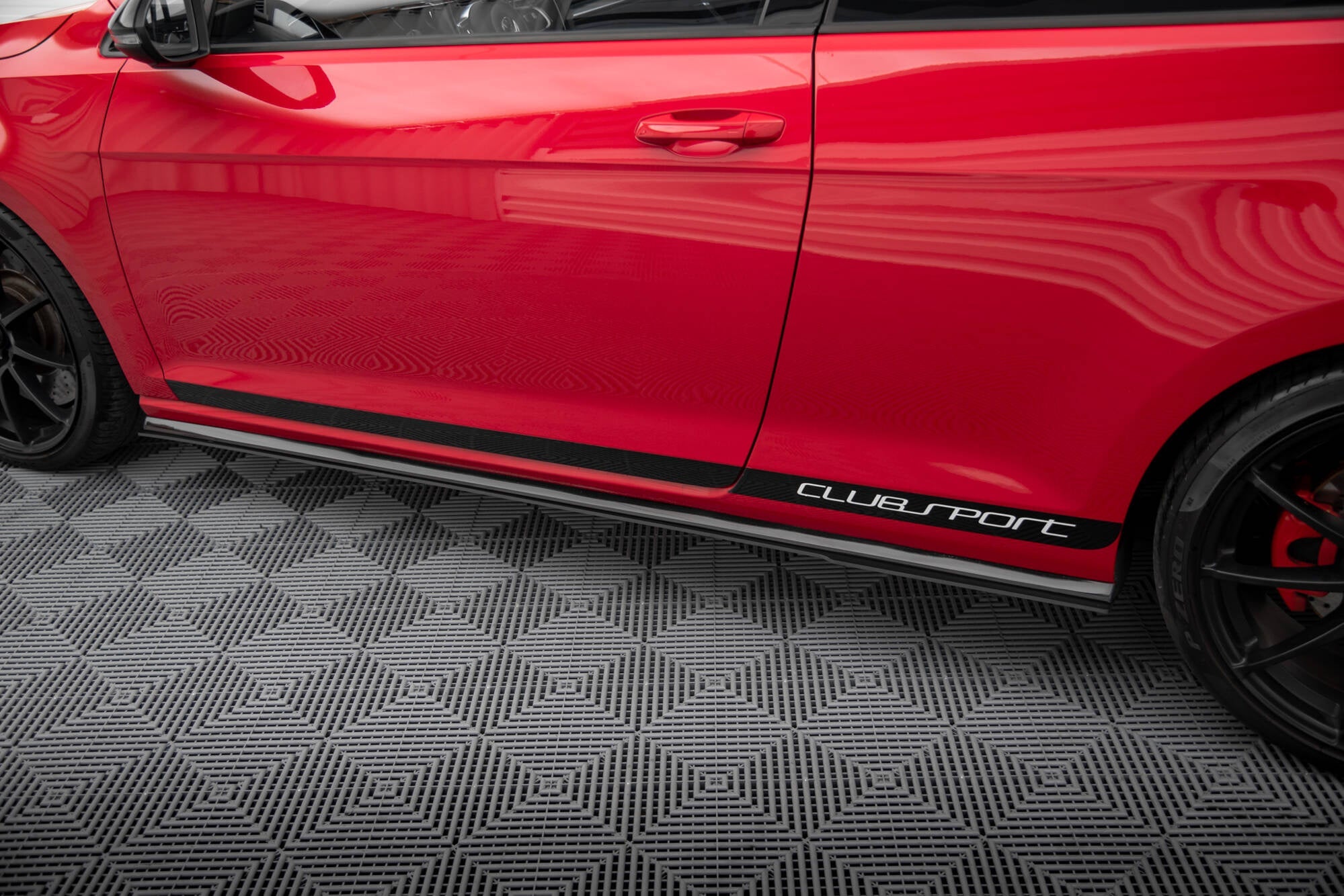 Maxton Design Racing Side Skirts Diffusers para Volkswagen Golf Mk7 GTI Clubsport - imagen 3