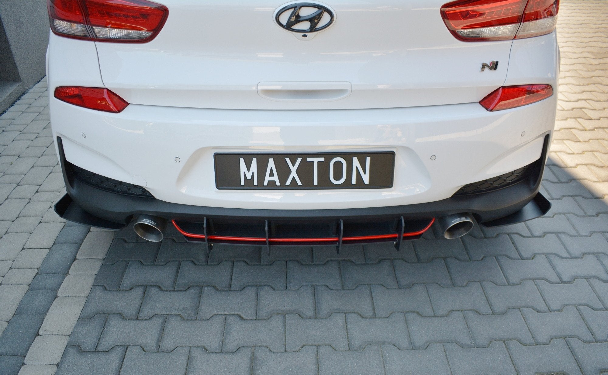 Maxton Design Difusor trasero para Hyundai I30 Mk3 N - imagen 1