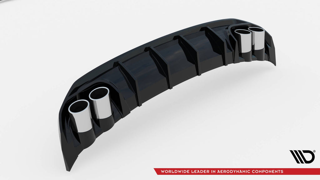 Maxton Design Difusor trasero + Exhaust Ends Imitation para Audi A3 S-Line Sedan 8Y - imagen 4