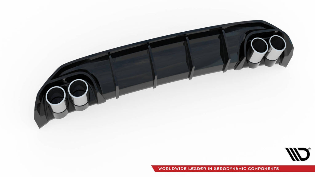 Maxton Design Difusor trasero + Exhaust Ends Imitation para Audi A3 S-Line Sportback 8Y - imagen 6