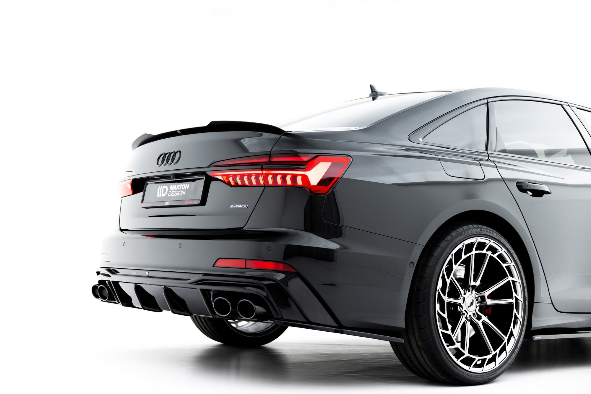 Maxton Design Difusor trasero + Exhaust Ends Imitation para Audi A6 S-Line / S6 C8 / C8 Facelift - imagen 5