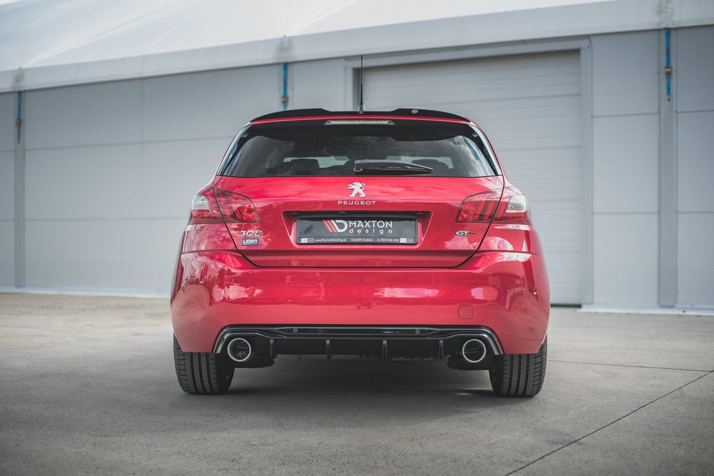 Maxton Design Difusor trasero + Exhaust Ends Imitation para Peugeot 308 GT Mk2 Facelift - imagen 2