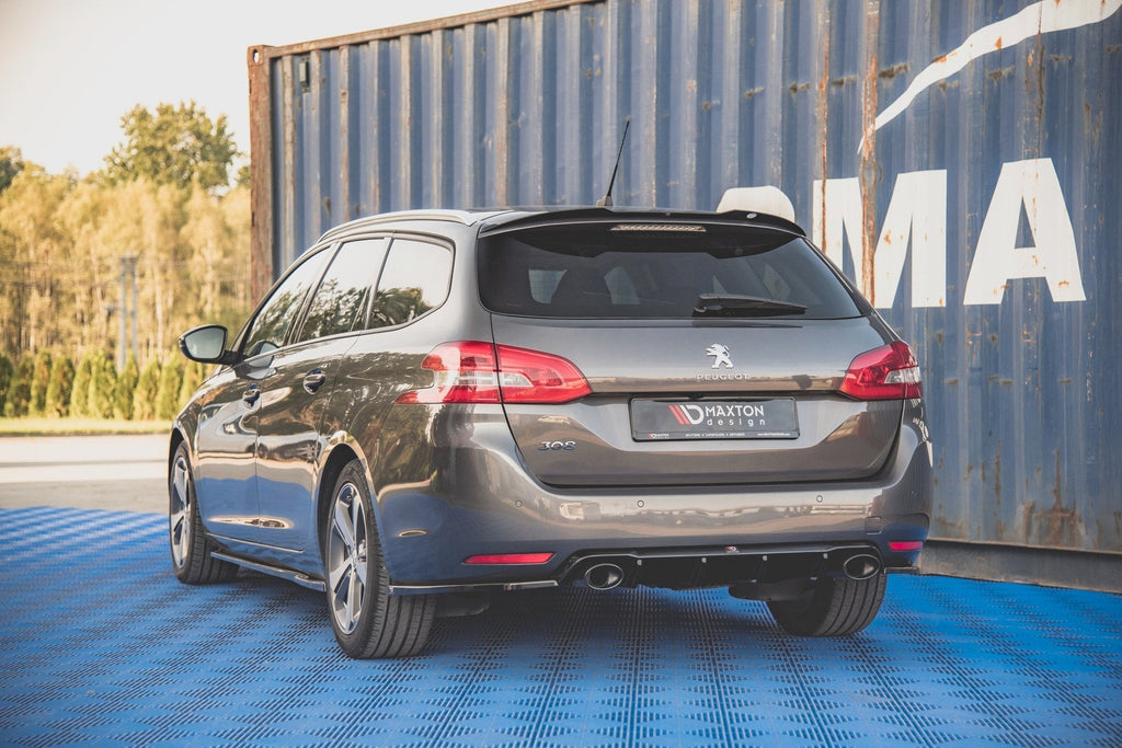 Maxton Design Difusor trasero + Exhaust Ends Imitation para Peugeot 308 SW Mk2 - imagen 4