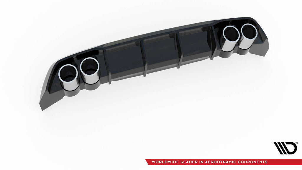 Maxton Design Difusor trasero + Exhaust Ends Imitation para Seat Leon FR Hatchback Mk4 - imagen 4