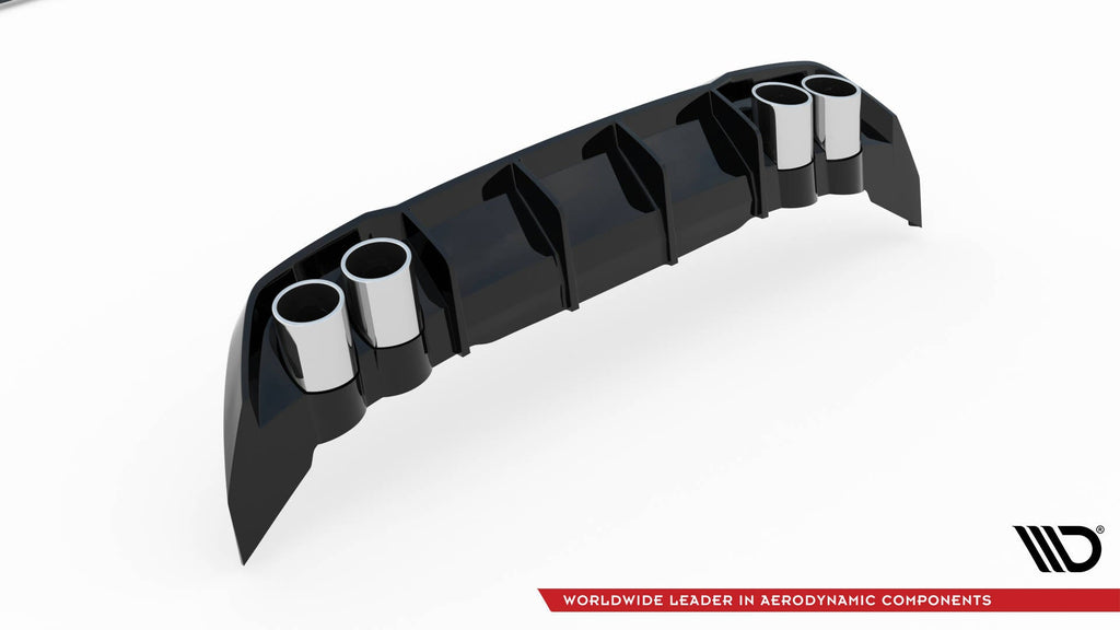 Maxton Design Difusor trasero + Exhaust Ends Imitation para Seat Leon FR Hatchback Mk4 - imagen 8