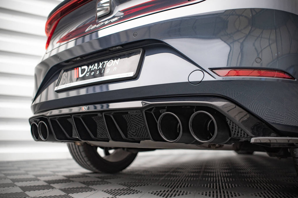Maxton Design Difusor trasero + Exhaust Ends Imitation para Seat Leon FR Hatchback Mk4 - imagen 2