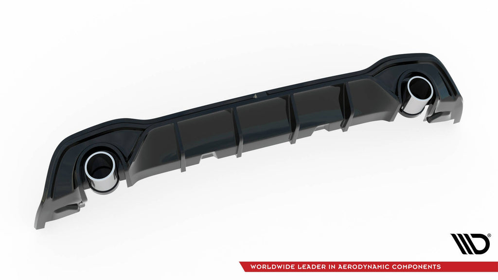 Maxton Design Difusor trasero + Exhaust Ends Imitation para Volkswagen Golf GTE / R-Line Mk8 / Mk8 Facelift - imagen 7