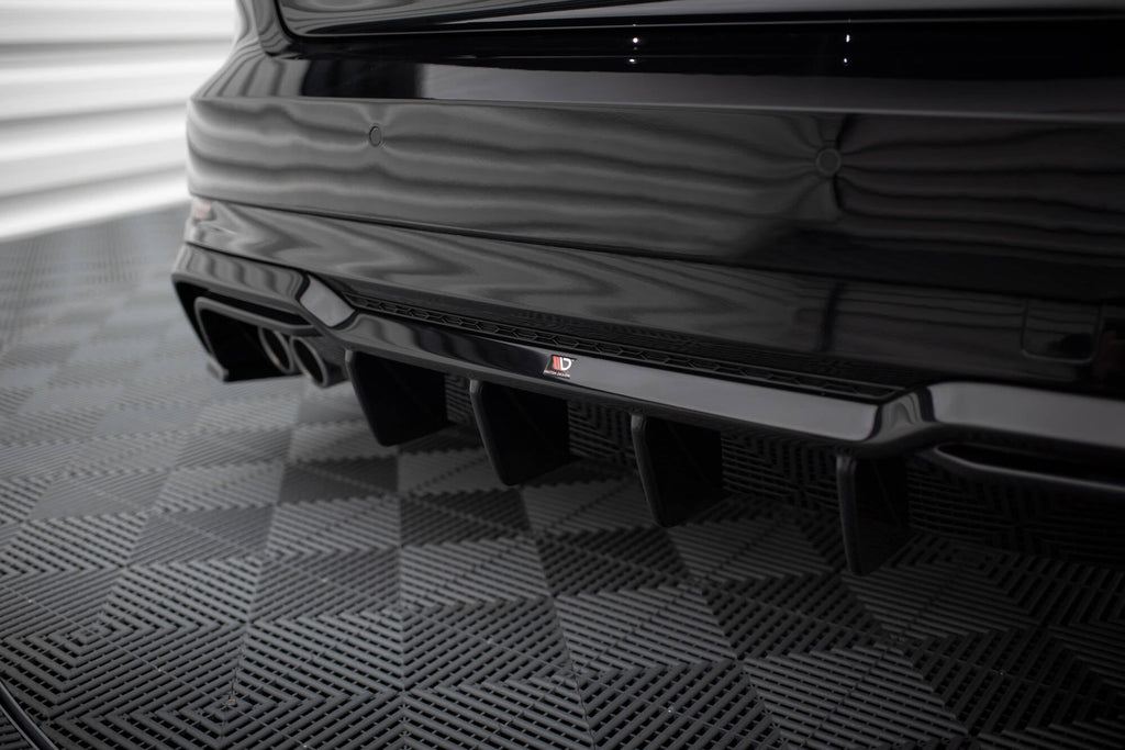Maxton Design Difusor trasero para Audi A3 S-Line Sportback 8V Facelift (Version with dual Exhausts on one side) - imagen 3