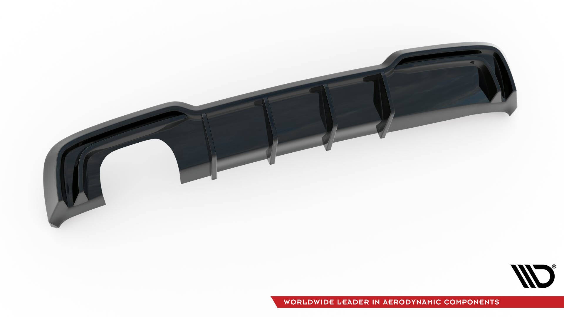 Maxton Design Difusor trasero para Audi A3 S-Line Sportback 8V Facelift (Version with dual Exhausts on one side) - imagen 4