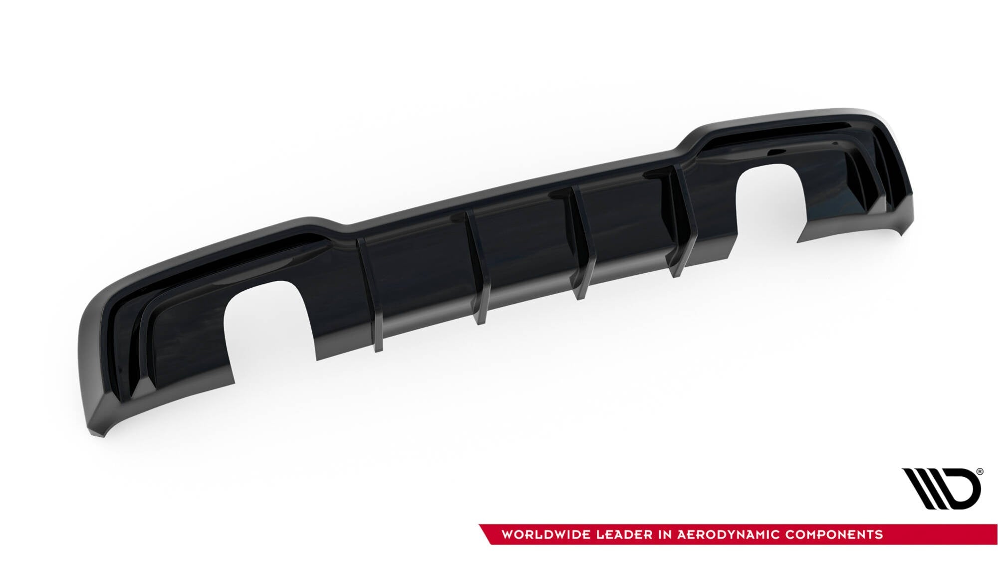 Maxton Design Difusor trasero para Audi A3 S-Line Sportback 8V Facelift (Version with single Exhausts on both sides) - imagen 3