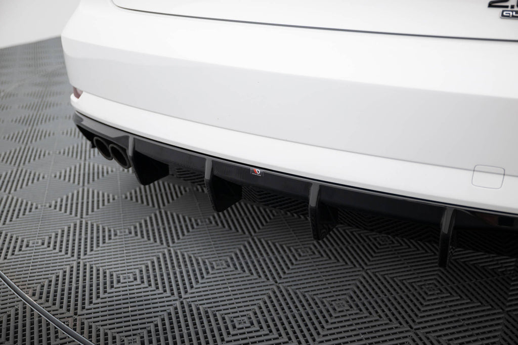 Maxton Design Difusor trasero para Audi A3 Sedan 8V Facelift (Version with dual Exhaust tips on one side) - imagen 2