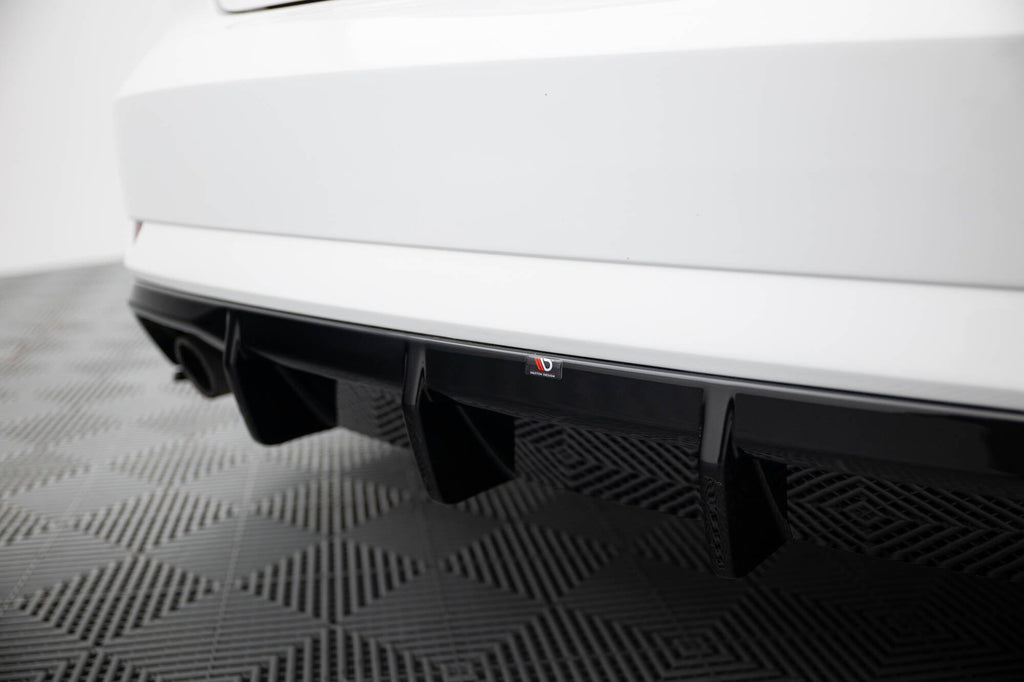 Maxton Design Difusor trasero para Audi A3 Sedan 8V Facelift (Version with single Exhaust tips on both sides) - imagen 3