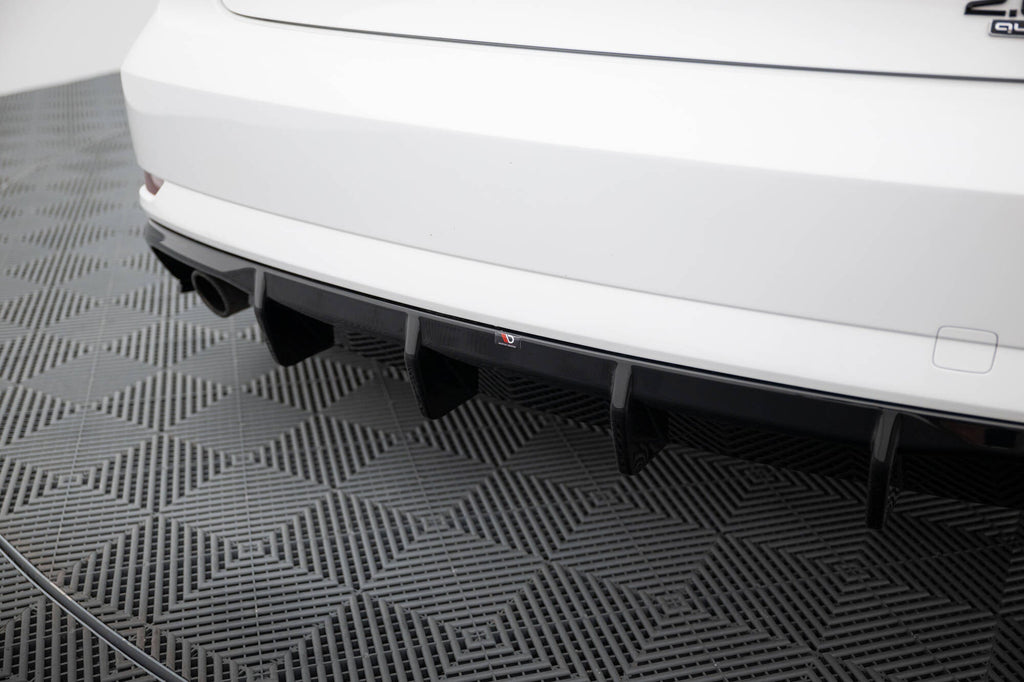 Maxton Design Difusor trasero para Audi A3 Sedan 8V Facelift (Version with single Exhaust tips on both sides) - imagen 4