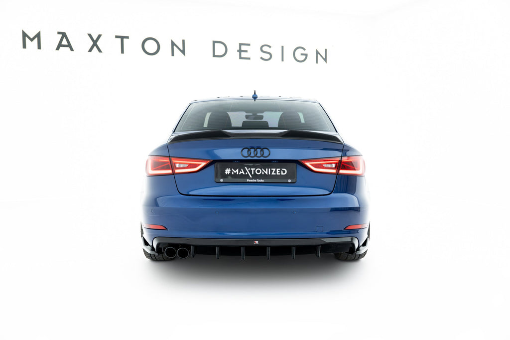 Maxton Design Difusor trasero para Audi A3 Sedan 8V (Version with dual Exhaust tips on one side) - imagen 3