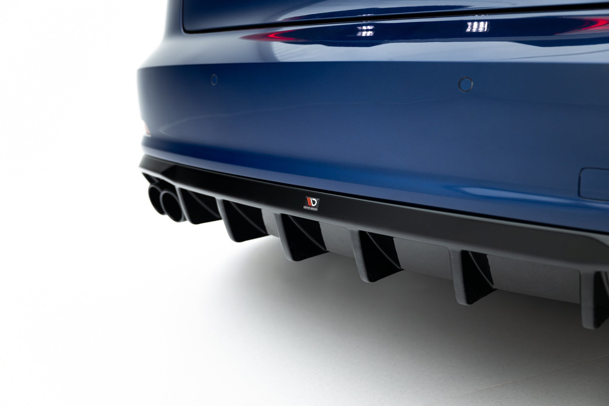 Maxton Design Difusor trasero para Audi A3 Sedan 8V (Version with dual Exhaust tips on one side) - imagen 5