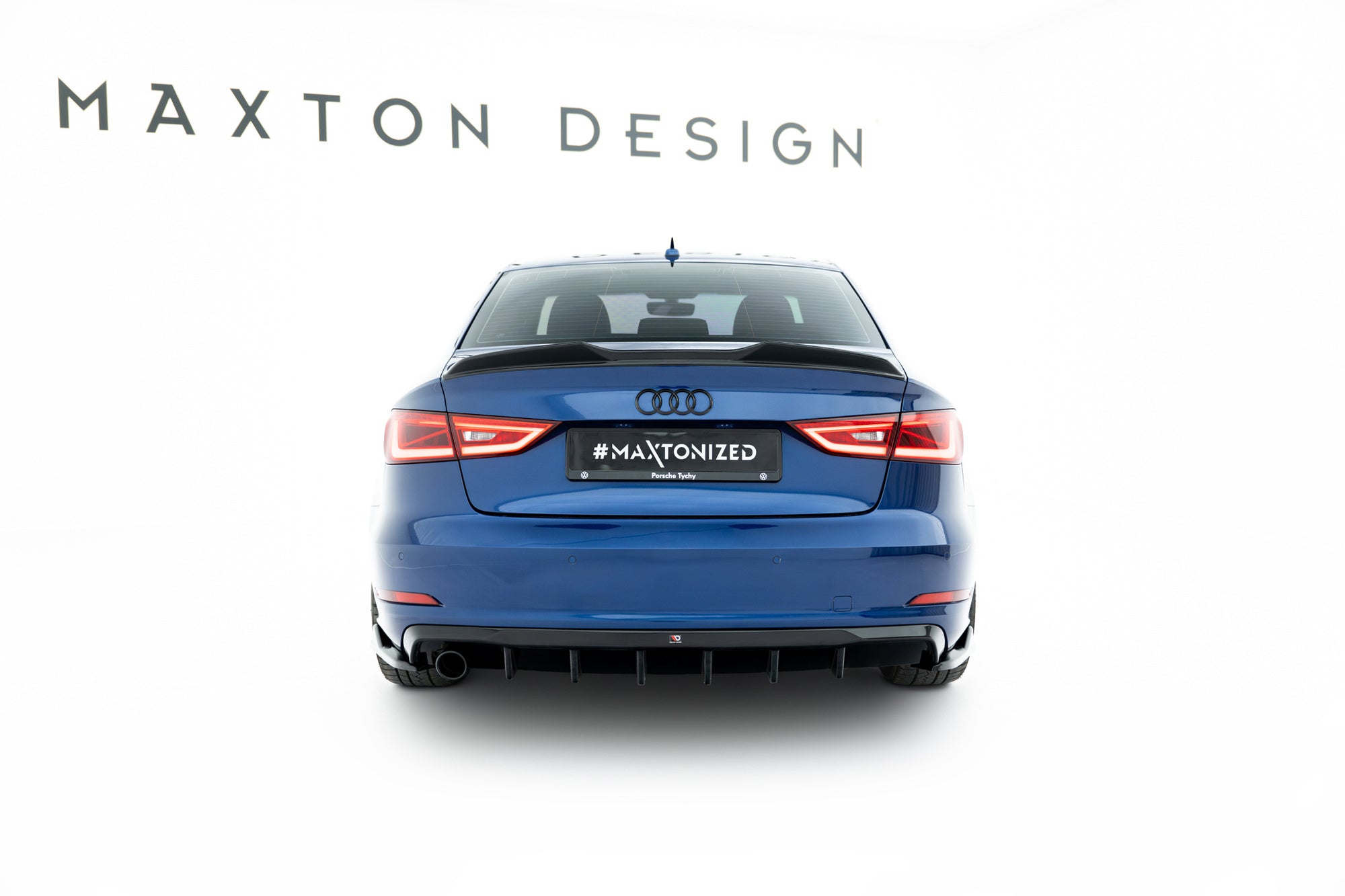 Maxton Design Difusor trasero para Audi A3 Sedan 8V (Version with single Exhaust tips on one side) - imagen 3