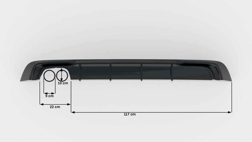 Maxton Design Difusor trasero para Audi A3 Sportback 8V Facelift (Version with double Exhaust tip) - imagen 5