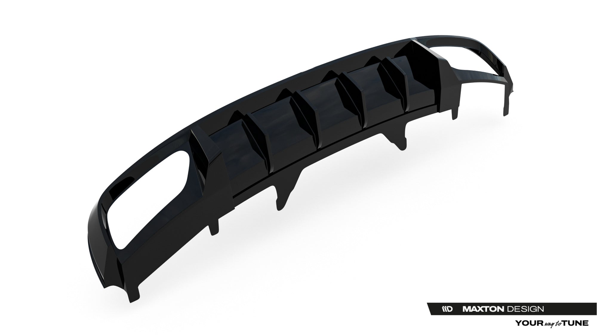 Maxton Design Difusor trasero para Audi A4 / A4 S-Line Sedan / Avant B9 - imagen 6