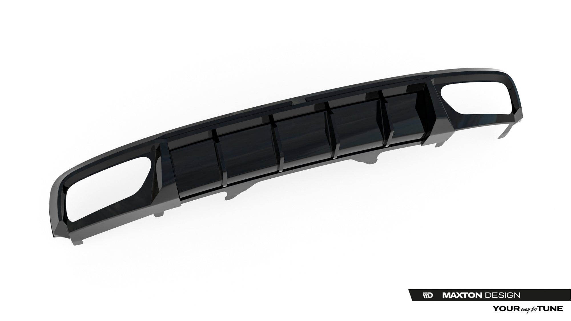 Maxton Design Difusor trasero para Audi A4 / A4 S-Line Sedan / Avant B9 - imagen 7