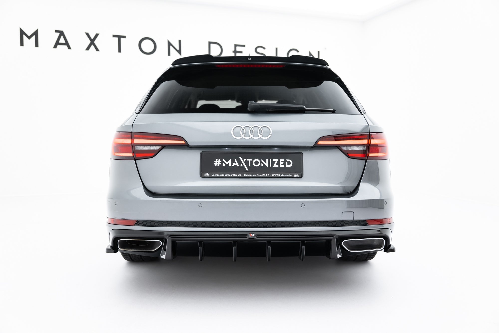 Maxton Design Difusor trasero para Audi A4 / A4 S-Line Sedan / Avant B9 - imagen 5