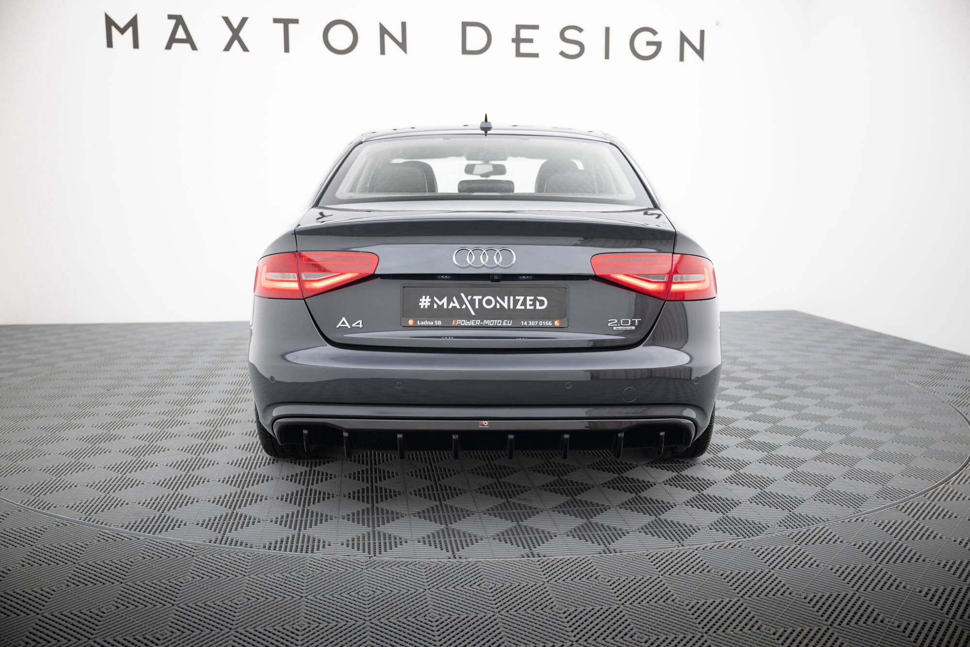 Maxton Design Difusor trasero para Audi A4 Avant / Sedan B8 Facelift (Version without Exhausts) - imagen 1