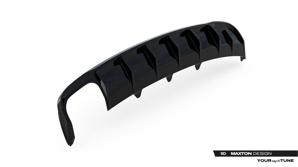 Maxton Design Difusor trasero para Audi A4 B8 Facelift (Single side dual Exhaust version) - imagen 6