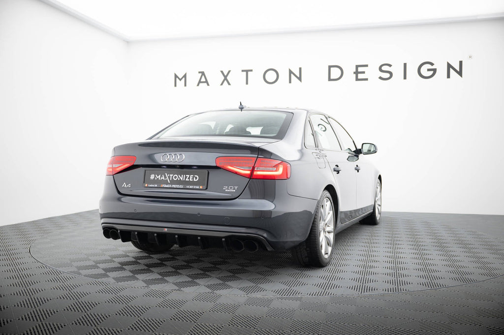 Maxton Design Difusor trasero para Audi A4 B8 Facelift (Version with dual Exhausts on both sides) - imagen 1