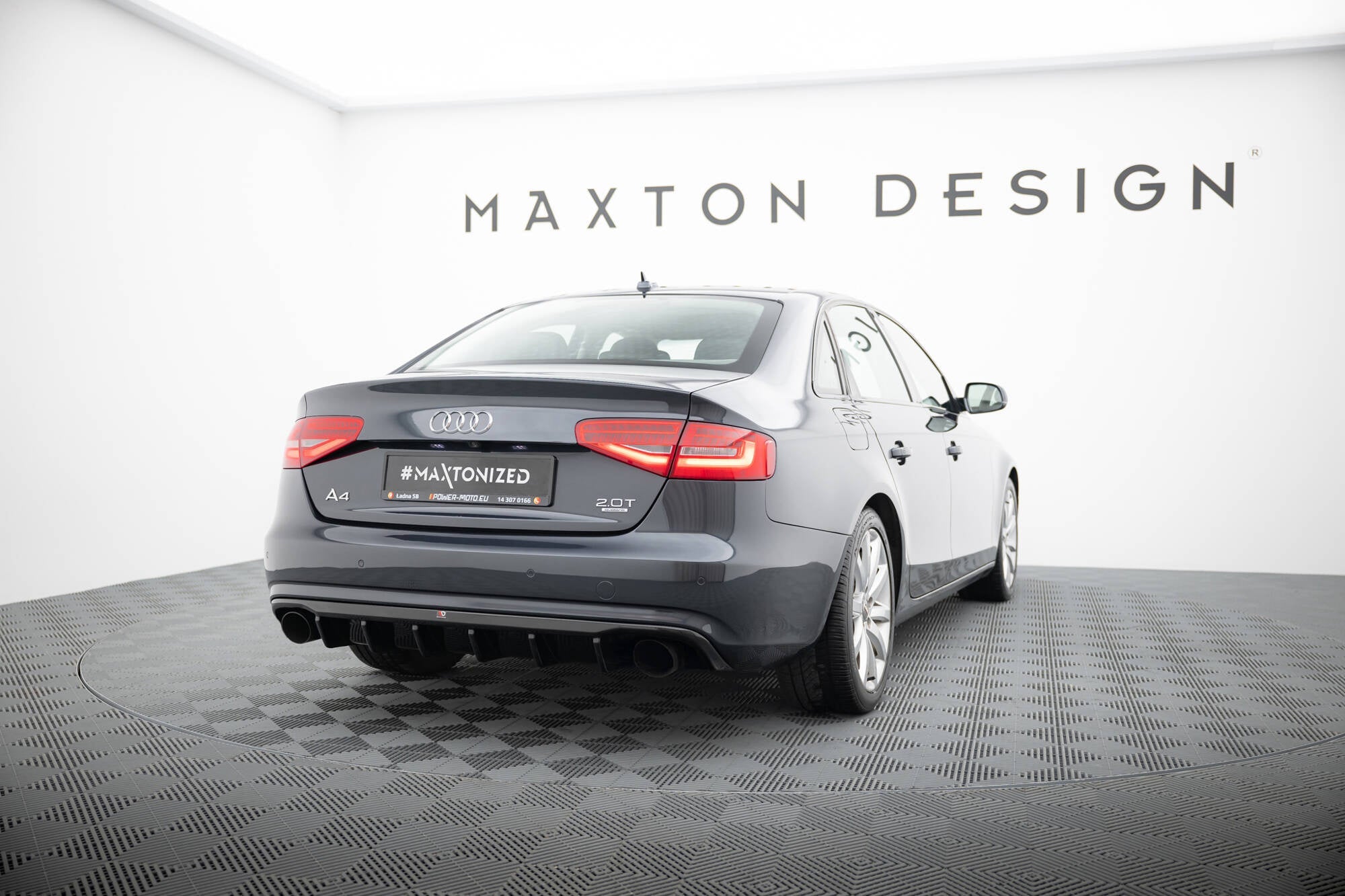 Maxton Design Difusor trasero para Audi A4 B8 Facelift (Version with single Exhausts on both sides) - imagen 1