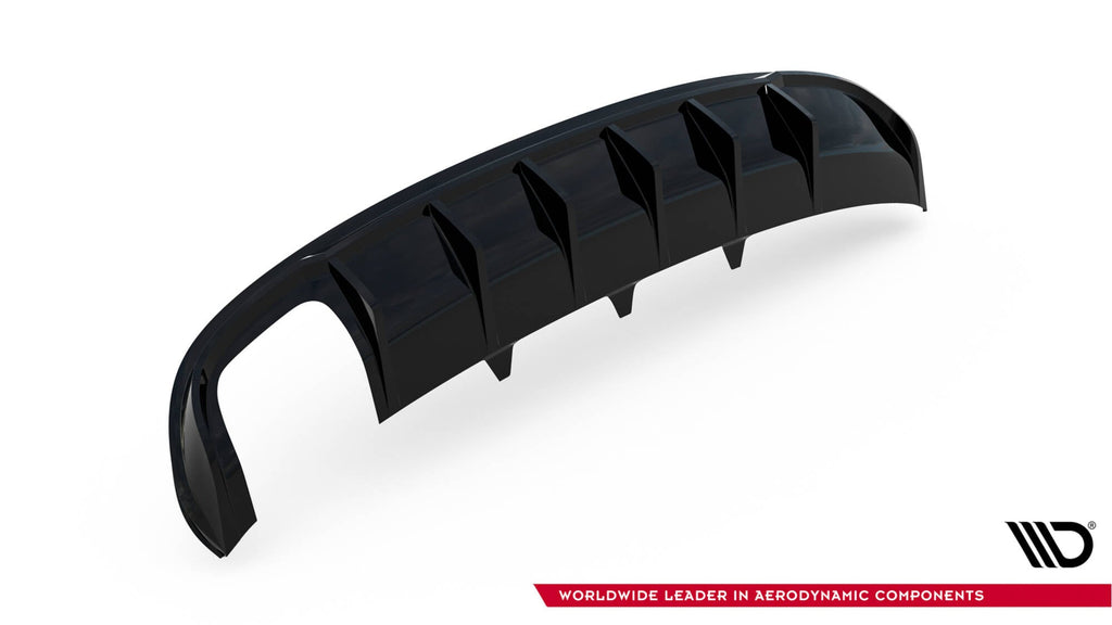 Maxton Design Difusor trasero para Audi A4 S-Line Sedan / Avant B8 (Version with dual Exhaust tips on one side) - imagen 4